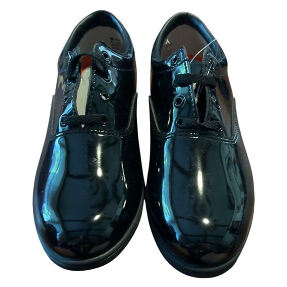 Dinkles Black Patent Leather-Look Marching Band Shoes M8/W10 All Man-Made Materi - Picture 3 of 6